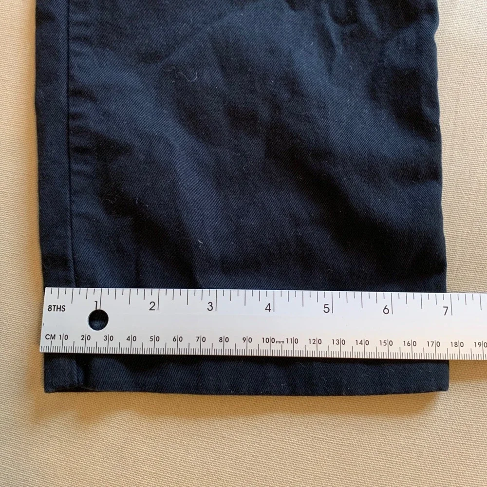 Crewcuts Relaxed Fit Black Chino Pants Kids Boys Size 14 Cotton Adjustable Waist
